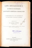 Dr. Acsay István: Latin Szöveggyűjtemény Az Iskolai Auktoroktól Rögtönzött Fordítások Gyakorlására. Bp., 1914, Lampel R. - Non Classés