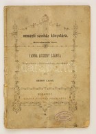 Abonyi Lajos: Panna Asszony Leánya. Bp., 1873. Pfeiffer Ferdinánd. 88p. Címlapon Hiány. Kiadói Papírkötésben. - Zonder Classificatie