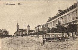 T2/T3 Békéscsaba, Fő Tér, Népbank, Templomok, Városi Vasút,  'motor' (EK) - Non Classés