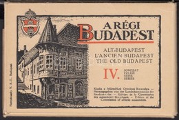 ** Budapest - 12 Lapból álló 'A Régi Budapest IV.' Képeslap Sorozat Tokban, Pinx. Dörre Tivadar, Kiadja A Műemlékek Orsz - Zonder Classificatie