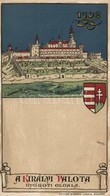 ** T2 Budapest 1602 A Királyi Palota Nyugati Oldala; Címer, Geittner és Rausch Kiadása - Zonder Classificatie