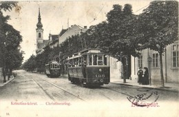 T2/T3 1904 Budapest I. Krisztina Körút, 125 és 66-os Számú Villamosok (fl) - Zonder Classificatie