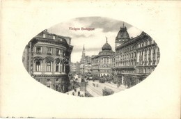 T2 1912 Budapest VIII. József Körút, Villamos - Zonder Classificatie