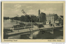 Brandenburg/Havel - Adolf-Hitler-Brücke - Straßenbahn - Brandenburg