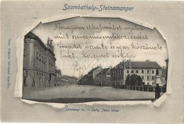 T2 1908 Szombathely, Szily János Utca. Özv. Fekete Istvánné Kiadása - Zonder Classificatie