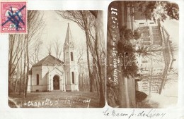 T2/T3 1910 Táplánypuszta (Töltéstava), Lévay Kastély, Kastélykápolna, Templom. Photo (EK) - Zonder Classificatie