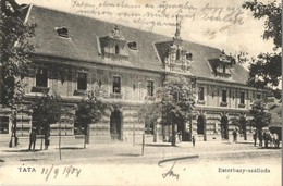 T2/T3 1904 Tata, Hotel Esterházy Szálloda. Nobel Adolf Kiadása (felületi Sérülés / Surface Damage) - Zonder Classificatie