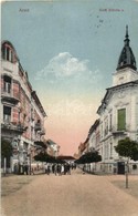 T3 Arad, Báró Eötvös Utca, Karátsonyi J. üzlete, Vegyeskereskedés / Street, Shops (szakadás / Tear) - Unclassified