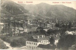 ** T1/T2 Brassó, Kronstadt, Brasov; Bolgárszék Látképe / Obere Vorstadt / General View - Zonder Classificatie