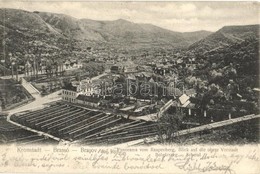 T2 1906 Brassó, Kronstadt, Brasov; Panorama Von Raupenberg. Blick Auf Die Obere Vorstadt / Bolgárszeg Látképe A Hernyó-h - Zonder Classificatie