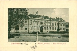 T2 Karánsebes, Caransebes; Ferenc József Tér. W. L. Bp. 6770. / Piata Francise Josif / Franz Joseph Square - Non Classificati