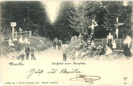T2/T3 1901 Marilla, Bejárat A Gyógyfürdőbe / Einfahrt Zum Kurplatz /  Entrance To The Spa (EK) - Zonder Classificatie