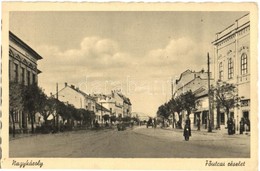 ** T2/T3 Nagykároly, Carei; Fő Utca, üzletek, Rendőr. Kiadja Gellis Könyvkereskedés / Main Street, Shops, Policeman (EK) - Non Classificati