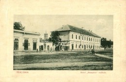 * T3 Perjámos, Periam; Hungária Szálloda, Rudas József, Hencz Ferenc, Klinger Mihály üzlete. W. L. Bp. 2089. / Hotel Hun - Non Classificati