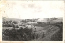 T3 1941 Radnai-havasok, Gőzmozdony, Vasúti Kocsik, Bátori Béla Felvétele/ Locomotive, Train, Photo (kis Szakadás / Small - Zonder Classificatie