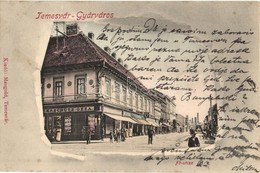 T2/T3 1903 Temesvár, Timisoara; Gyárváros. Fő Utca, Weiterschütz Géza üzlete. Kiadja Mangold / Fabrica Main Street, Shop - Zonder Classificatie