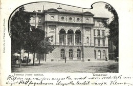 T2/T3 Temesvár, Timisoara; Ferencz József Színház / Theatre. Art Nouveau - Zonder Classificatie