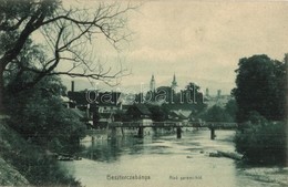 ** T1/T2 Besztercebánya, Banská Bystrica; Alsó Garami Híd. Machold F. Kiadása / Lower Hron River Bridge - Unclassified