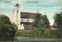 T2 Eperjes, Presov; Szent Ferencrendiek Temploma. Kiadja Divald Károly Fia / Franciscan Church - Ohne Zuordnung