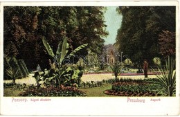 T2 1908 Pozsony, Pressburg, Bratislava; Ligeti Díszkert / Park Garden - Zonder Classificatie