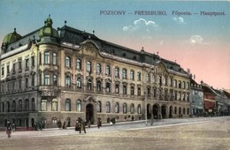 ** T2/T3 Pozsony, Pressburg, Bratislava; Főposta / Hauptpost / Main Post Office (fa) - Zonder Classificatie