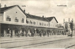 T2/T3 India, Indija; Vasútállomás, Vasutasok / Railway Station, Railwaymen (EK) - Zonder Classificatie