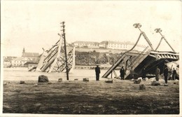 * T2 1941 Újvidék, Novi Sad; Pétervárad, Felrobbantott Közúti Híd / Destroyed Bridge, Photo - Zonder Classificatie