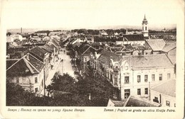 * T2/T3 Zimony, Zemun, Semlin; Péter Király út és Templom / Ulicu Kralja Petra / Street View With Church (EK) - Zonder Classificatie