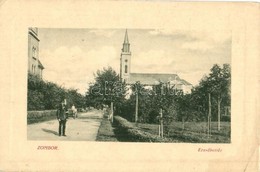 T2/T3 Zombor, Sombor; Erzsébet Tér, Karmelita Templom. W. L. Bp. 3736. / Square, Carmelite Church (EK) - Zonder Classificatie