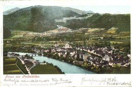 T2/T3 1900 Frohnleiten, General View, Bridge. Verlag J. Höfler, Purger & Co. Photochromiekarte 217. (EK) - Non Classés