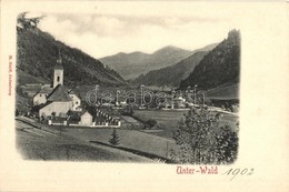 * T2 1902 Unterwald (Ligist), General View, Church. M. Helff - Zonder Classificatie