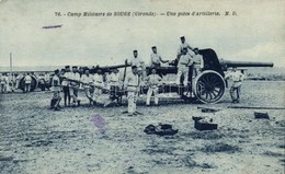 * T2 Martignas-sur-Jalle, Camp Militaire. Une Piéce D'Artillerie / French Military Base, Artillery - Zonder Classificatie