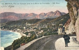 T2/T3 Menton, Vue Sur Garavan Prise De La Route De Vintimille / Mountain Road (EK) - Zonder Classificatie