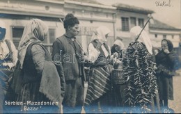 * T1/T2 Skopje, Uskub; Serbian-Macedonian Bazaar, Merchants, Folklore, Photo - Unclassified