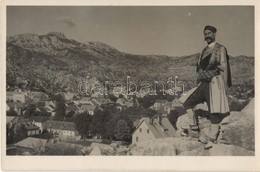 ** T2/T3 Cetinje, Montenegrin Soldier, Folklore Photo (EK) - Non Classificati