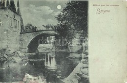 T2/T3 1899 Izmir, Smyrne; Mélés Et Pont Des Caravanes / Old Bridge (EK) - Ohne Zuordnung