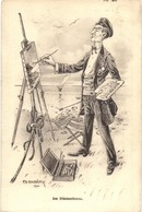 T2/T3 Der Diletttantismus / K.u.K. Kriegsmarine Mariner Humour Art Postcard. G. Fano 1910-11. S: Ed. Dworak (EK) - Zonder Classificatie