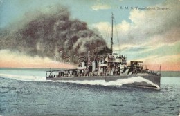 * T2/T3 SMS Streiter Az Osztrák-Magyar Haditengerészet Huszár-osztályú Rombolója / K.u.K. Kriegsmarine Torpedoboot Zerst - Ohne Zuordnung