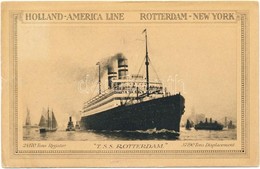 T3 T.S.S. Rotterdam, Holland-America Line (fa) - Zonder Classificatie