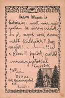 T2 Kézzel Rajzolt Tábori Posta Levelezőlap / Handpainted WWI Austro-Hungarian Army Field Post Postcard - Zonder Classificatie
