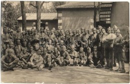 ** WWI French Soldiers Group Photo - 4 Postcards, Mixed Condition - Zonder Classificatie