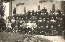 ** T2/T3 Első Világháborús Osztrák-magyar Katonai Oktatók Csoportképe / WWI K.u.K. Military Instructors Group Photo  (EK - Ohne Zuordnung