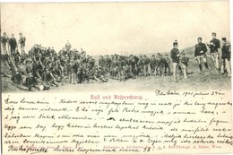 T2 1900 Piliscsaba, Pihenő és Megbeszélés A Katonai Gyakorlaton / Rast Und Besprechung / Austro-Hungarian K.u.K. Militar - Ohne Zuordnung