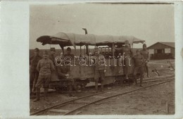 ** T2 Generator Zug Der Feldbahn / A Tábori Vasút Generátor Kocsija Katonákkal / WWI Austro-Hungarian K.u.K. Military Fi - Zonder Classificatie