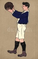 ** T1/T2 Football Player, SErie 1004 12 Dessins - Unclassified