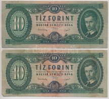 1949. 10Ft (2x) T:III,III-
Adamo F3 - Ohne Zuordnung