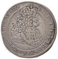 1693K-B Tallér Ag 'I. Lipót' Körmöcbánya (28,21g) T:2- Ph., Kis Anyagfelesleg / 
Hungary 1693K-B Thaler Ag 'Leopold I' K - Zonder Classificatie