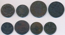 1760-1851. 8db-os Vegyes Krajcár Tétel, Főleg Magyar Verdejelűek, Közte 1816S 1kr Cu, 1851B 1kr Cu T:2-,3 - Zonder Classificatie