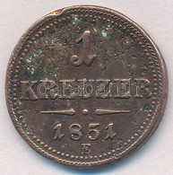 1851E 1kr Cu T:3 Ph., Patina, Oxidáció - Zonder Classificatie