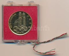 Csúcs Viktória (1934-1993) 1972. 'München Olimpia' Aranyozott Fém Emlékérem (32mm) T:1- - Ohne Zuordnung